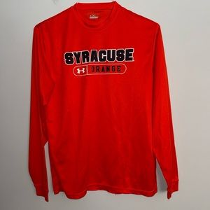Under Armour Small Syracuse Orange Long Sleeve Shirt